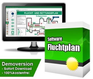 Fordern Sie hier eine kostenfreie Demoversion von Fluchtplan 2022 an.