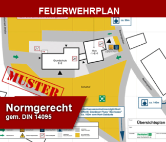 Produktbild Erstellservice eines Feuerwehrplan-Übersichtsplans